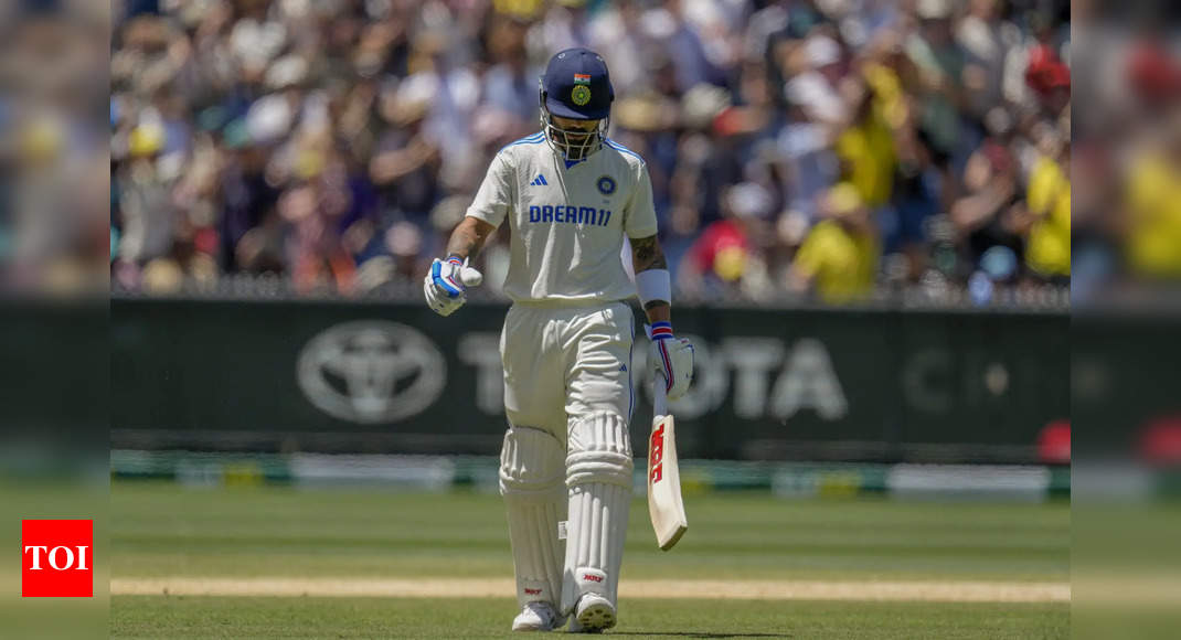 Virat Kohli’s struggles in Australia continue: Outside-off, edged and gone | Cricket News – Times of India