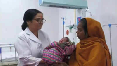 Temporary hospital in Maha Kumbh sees birth of 1st baby