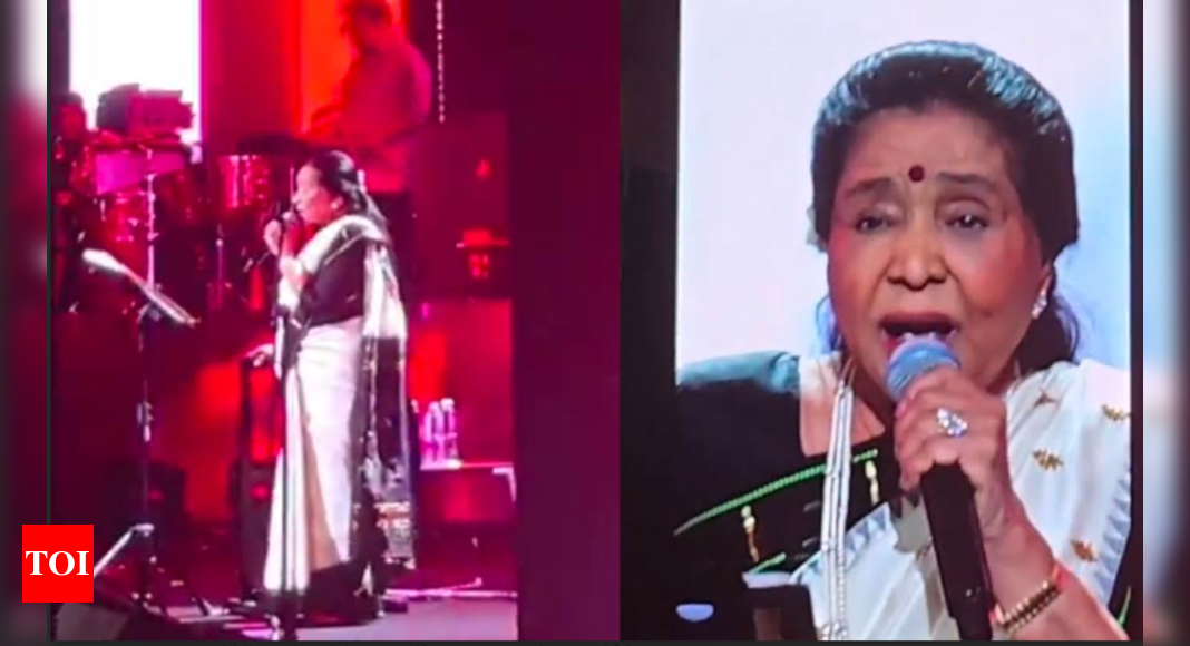 Asha Bhosle’s viral performance of ‘Tauba Tauba’ in Dubai leaves fans in awe; Vicky Kaushal calls her a legend | Hindi Movie News