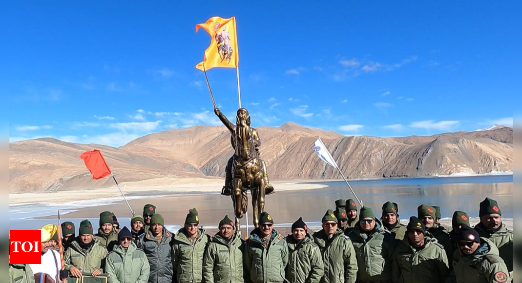 Why Shivaji statue at Pangong lake has sparked major row