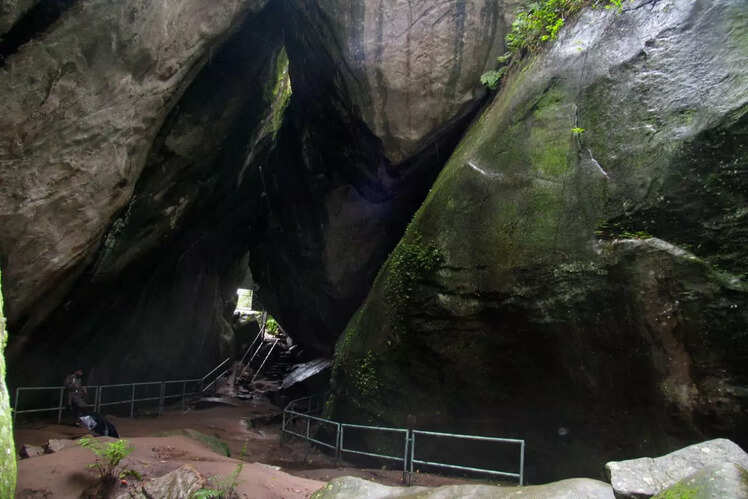 Edakkal Caves and waterfalls