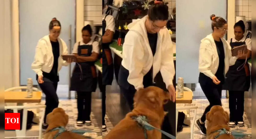 Shraddha Kapoor's adorable interaction with a dog