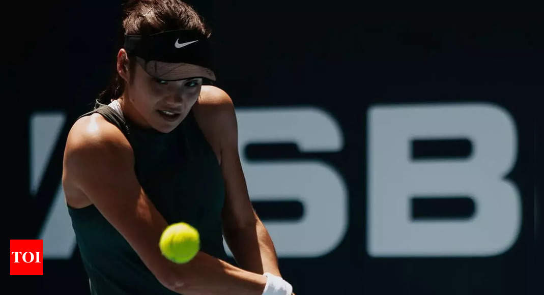 Emma Raducanu pulls out of Australian Open warm-up with back problem | Tennis News – Times of India