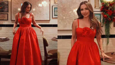 Malaika Arora's stunning red dress is a masterclass in fashion for 2025