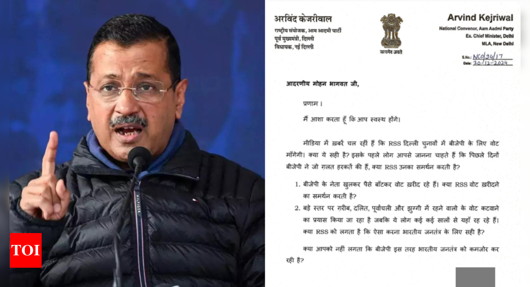 Kejriwal challenges RSS over BJP's alleged electoral misconduct