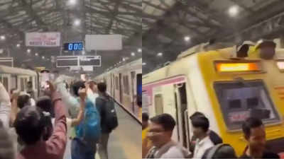 Watch: Mumbai's Chhatrapati Shivaji Maharaj Terminus rings in New Year with historic horn-blowing ceremony