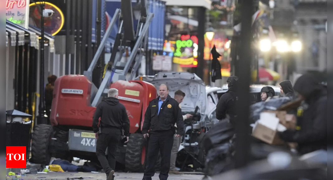 ‘Crashing noises, gunshots’: Eyewitnesses recount New Orleans attack horror