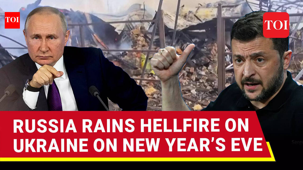 Russia Launches 100+ Drones In New Year's Attack On Ukraine, Six ...