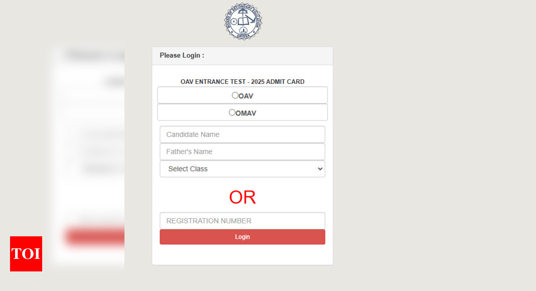 OAV admit card 2025 released at bseodisha.ac.in: Check direct link to download here 