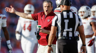 Why did Shane Beamer lose it at Bret Bielema during the Citrus Bowl?