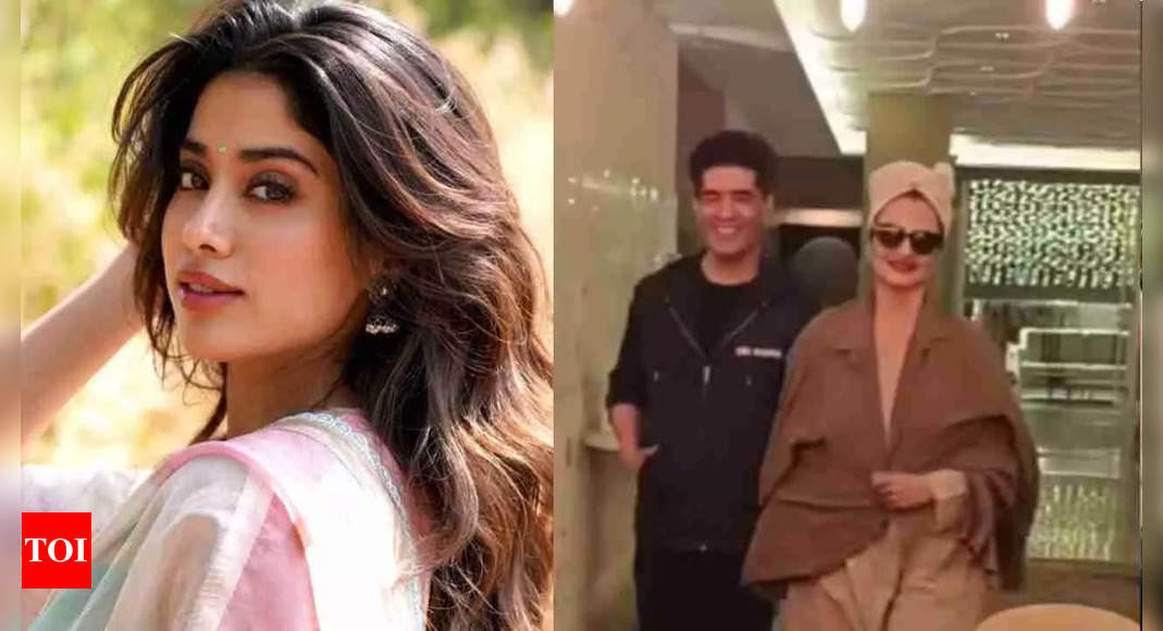 Rekha and Manish Malhotra ring in the New Year together, Janhvi Kapoor feels major FOMO - WATCH VIDEO