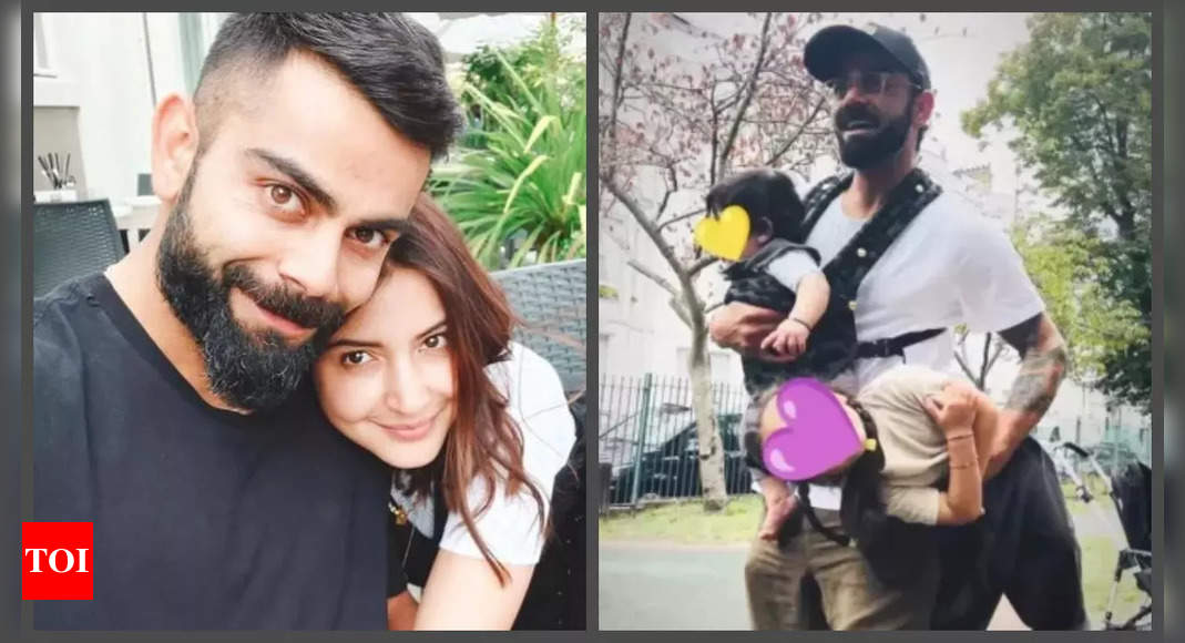 Video of digital creator describing Anushka Sharma and Virat Kohli’s son Akaay goes viral: ‘Golu gobucha sa hai ekdum’ |