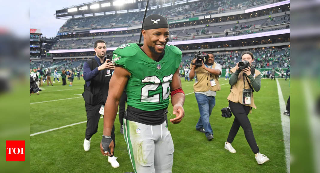 “Tough to lose sleep over football”: Eagles star Saquon Barkley trolls Giants owner John Mara in a humorous way – Times of India