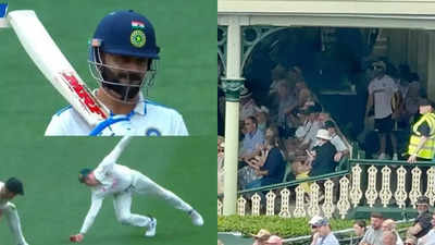 Drama at SCG! Nervous Rohit Sharma jumps out of his seat for Virat Kohli’s golden duck call