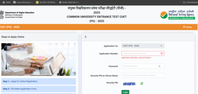 CUET PG 2025 application window opens: Direct link to apply, and other key details here – Times of India