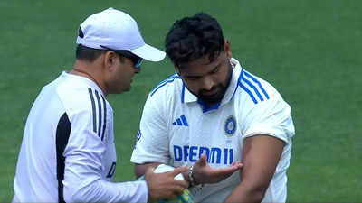 BRUTAL! Rishabh Pant bruised by 140kmph thunderbolts to arm, helmet at SCG - Watch