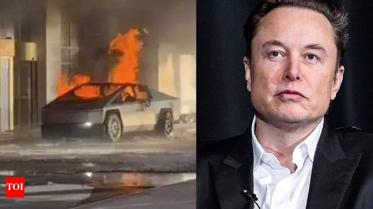 Elon Musk says Tesla cybertruck linked to suspected terrorist attack will  soon be back on the road - The Times of India