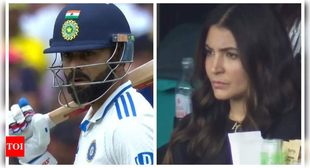 Anushka Sharma's ANGRY reaction goes VIRAL after Virat Kohli's early dismissal against Australia in ongoing Test match - WATCH