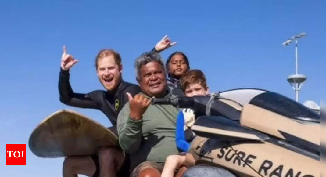 Prince Archie and dad Harry bond over surfing: Fans get a rare glimpse of the royals