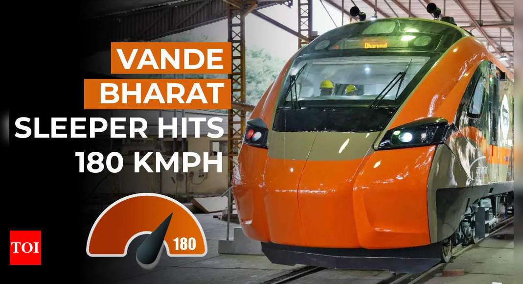 Vande Bharat sleeper hits 180 kmph during trials! Check viral video