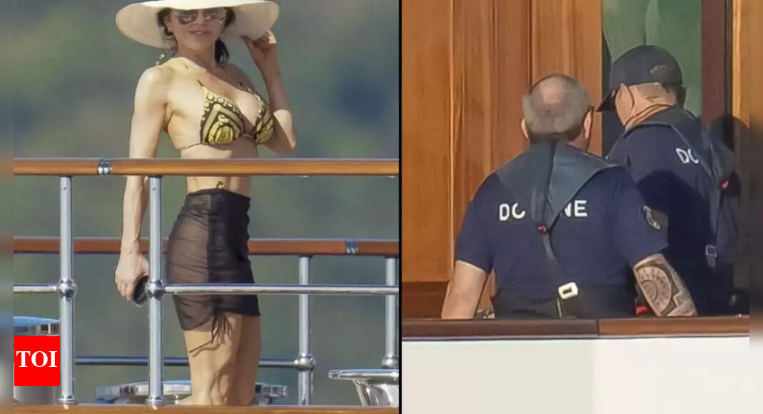 Drama at Jeff Bezos’ 0 million yacht on New Year’s eve: Custom raid as fiancée Lauren Sanchez sunbathes calmly | – Times of India