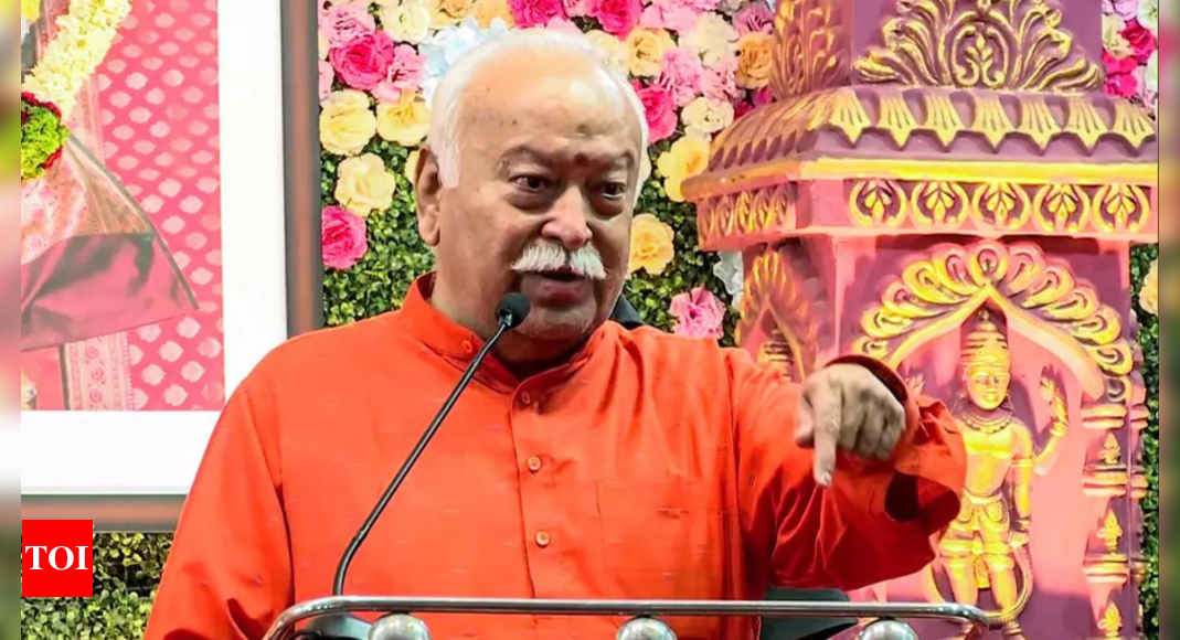 ‘Instills bravery, not meant for … ‘: What RSS chief Mohan Bhagwat said on lathi-training of cadres | India News