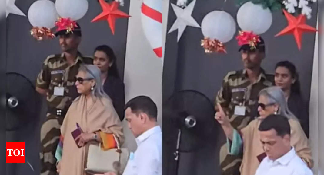 Jaya Bachchan's serious reaction steals the spotlight in new video as she arrives at Mumbai airport with Amitabh Bachchan