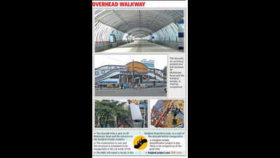 Kalighat skywalk gets finishing touches ahead of Feb opening