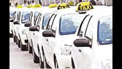 Cabbies hold protest over sharp drop in ride charges from 14 to 10 per km