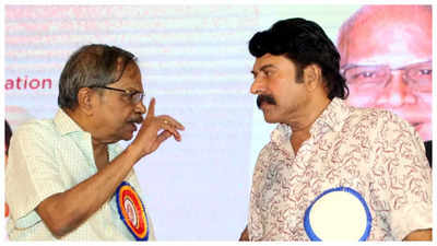 Mammootty visits late M.T. Vasudevan Nair’s family – Times of India