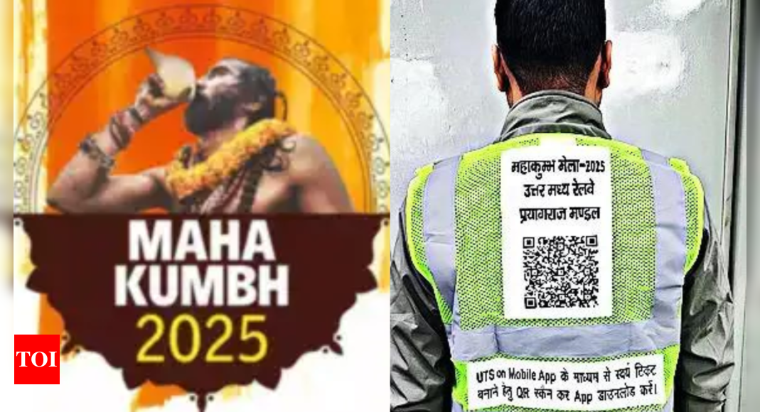 Digital Maha Kumbh: Spot the jacket and scan code to book railway ticket