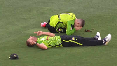 Sydney Thunder's Bancroft and Sams discharged from hospital after BBL injuries