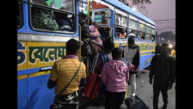 2,000+ buses off roads in Kolkata & Howrah last year, commuters stranded