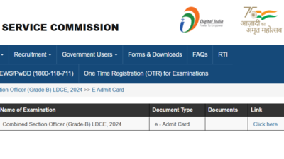 UPSC LDCE admit card 2024 released, check direct link here