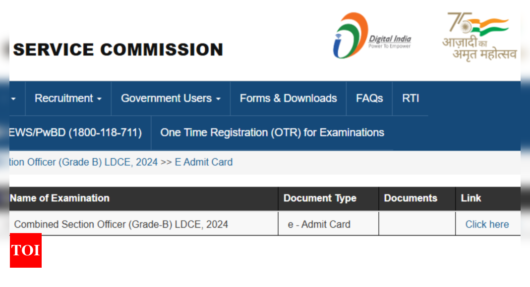 UPSC LDCE admit card 2024 released, check direct link here