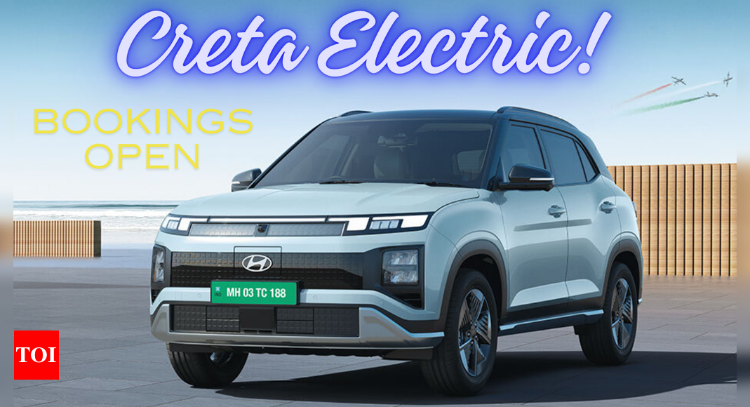 Hyundai Creta electric bookings open at Rs 25,000: Launch date, expected price, deliveries and more