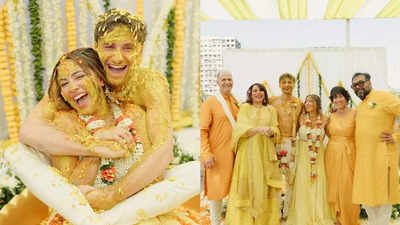 Anurag Kashyap's daughter Aaliyah Kashyap shares unseen pictures from her haldi ceremony with Shane Gregoire