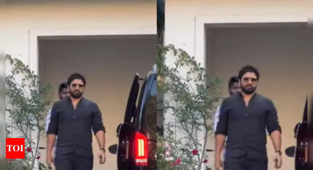 Allu Arjun changes his Pushparaj look after getting bail in the tragic stampede case; Fans say 'back to his OG look'