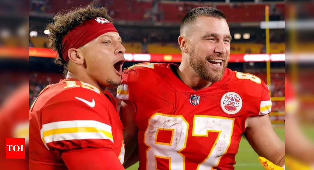 Travis Kelce broke out his amazing Patrick Mahomes voice in an episode of New Heights podcast as Caitlin Clark revealed her favorite Chiefs players