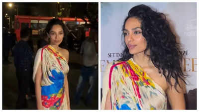 Throwback: Sobhita Dhulipala dazzles in a vibrant drape, radiating bohemian charm