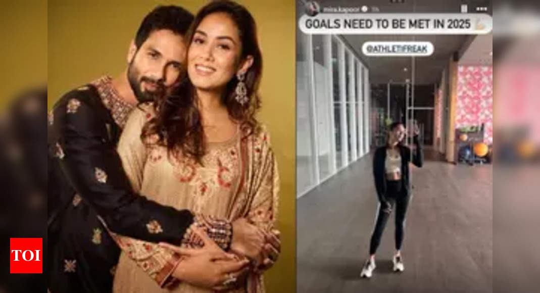 Shahid Kapoor's wife Mira Rajput reveals goals she aims to achieve in 2025