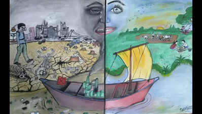 Chhapra artists raise awareness of environ conservation through art ...