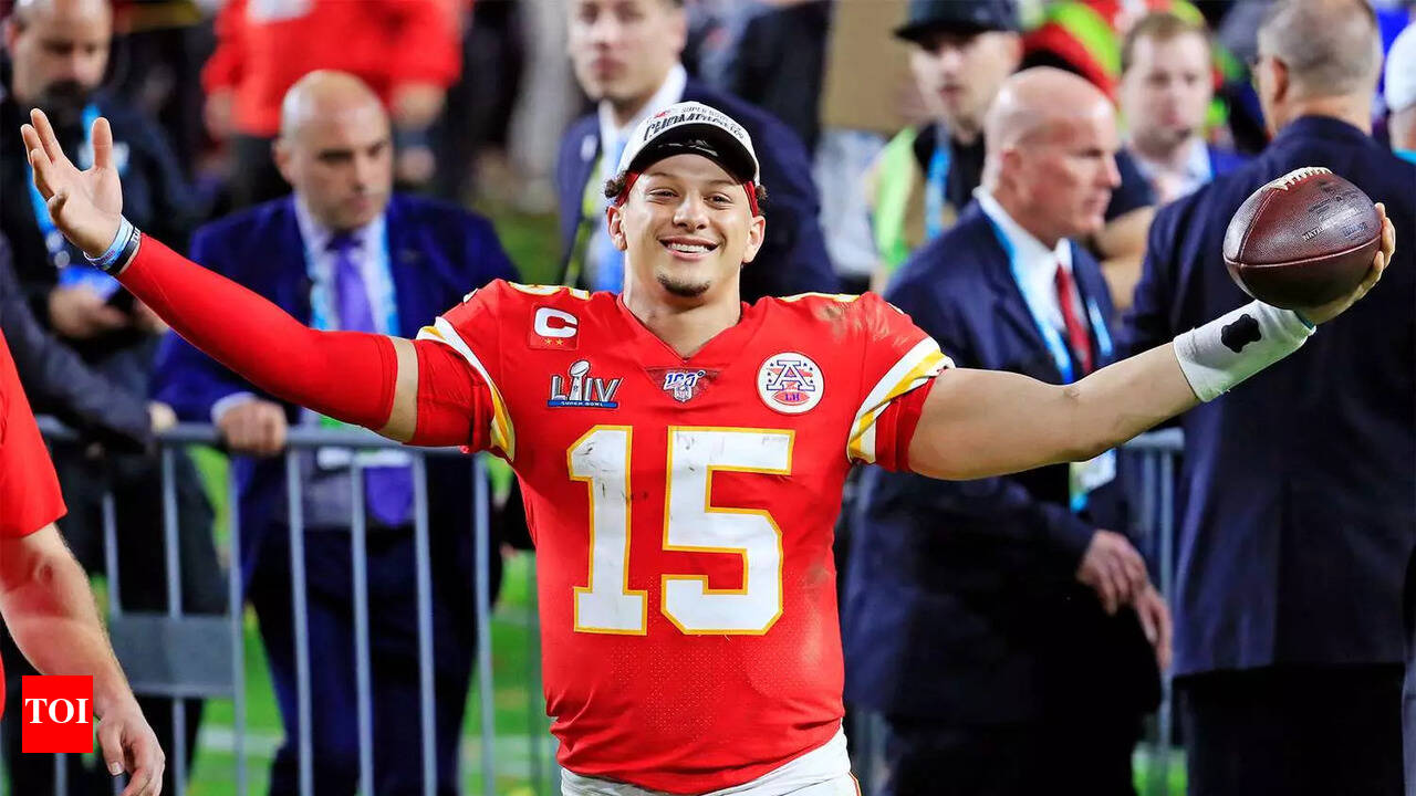 Patrick Mahomes' sleek look goes viral, and his wife, Brittany Mahomes, is absolutely smitten with it | NFL News - The Times of India