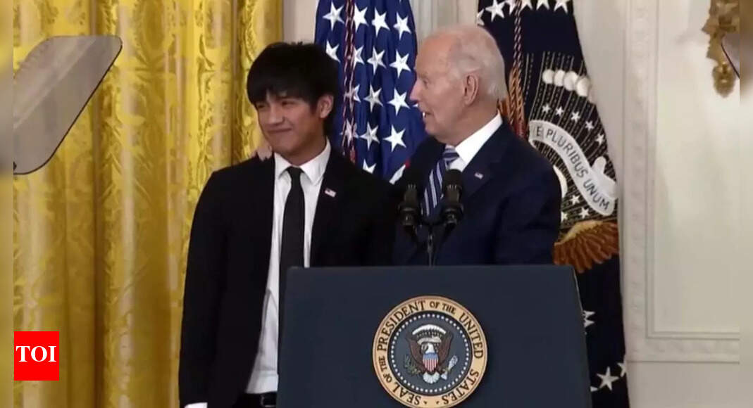 Biden's 'Happy Birthday' gaffe goes viral as he forgets young man's name on stage