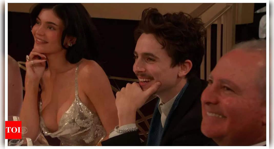 Timothee Chalamet and Kylie Jenner turn Golden Globes 2025 into a date night; rubbish pregnancy rumours and share a kiss during award show - WATCH