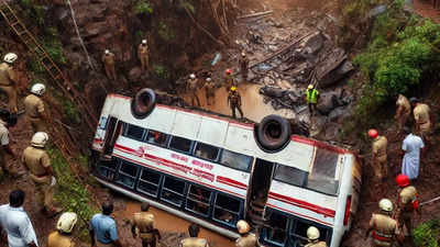 Three dead, several injured after bus falls into gorge in Kerala's Idukki