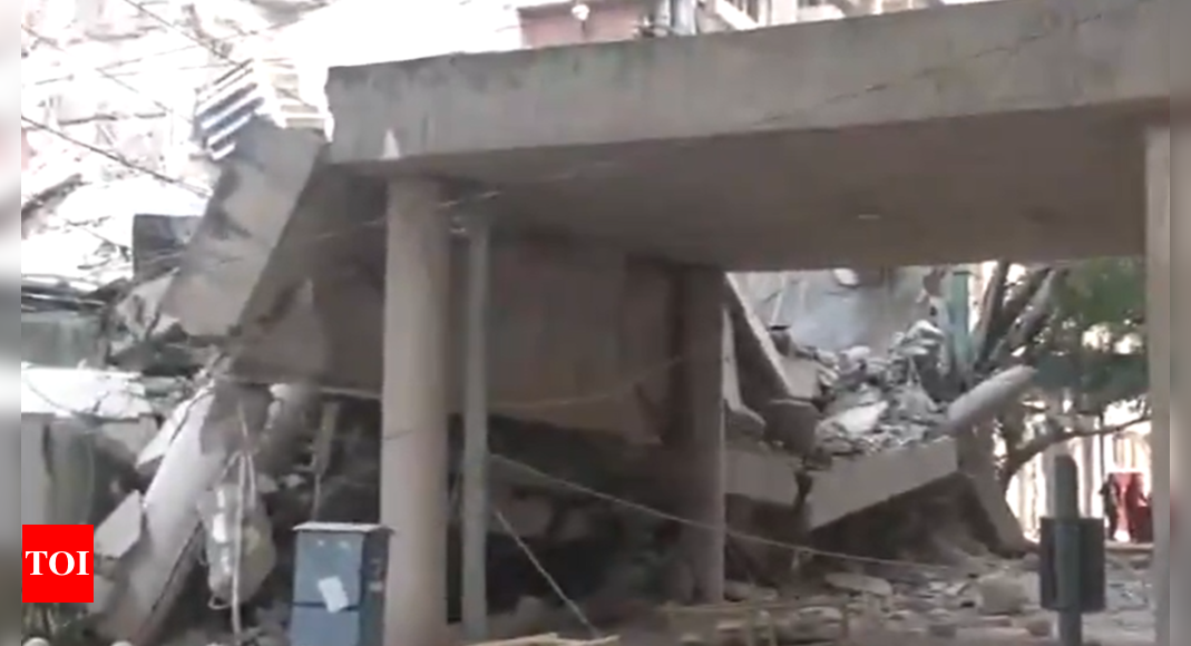 Building collapses in Chandigarh's Sector 17