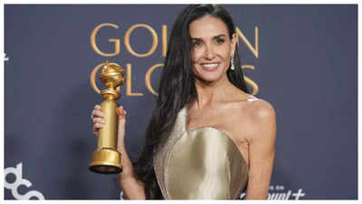 Demi Moore's inspiring Golden Globe acceptance speech: I celebrate this as a marker... that I do belong