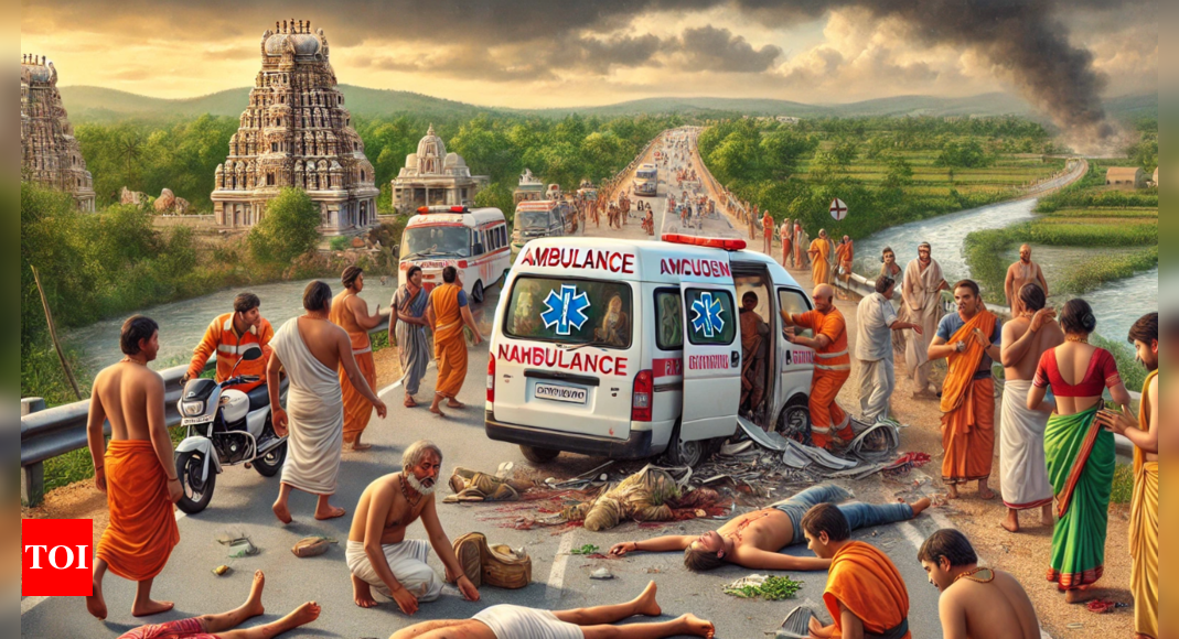 2 dead, 3 injured as ambulance ploughs into group of Tirumala devotees