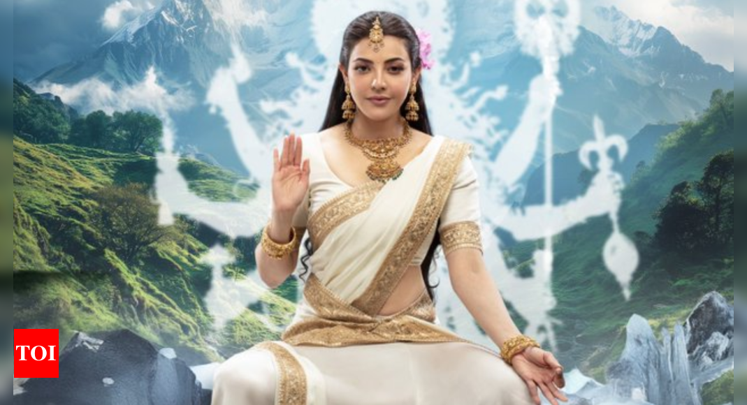 Kajal Aggarwal as Parvathi Devi in mythological epic 'Kannappa' starring Vishnu Manchu - First look